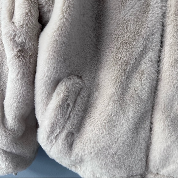 Lucky Brand Reversible Faux Sherpa Jacket Coat Size Medium - Picture 3 of 16